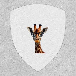 Good Time Hipster Giraffe T-Shirt Men's Women's Ch Patch