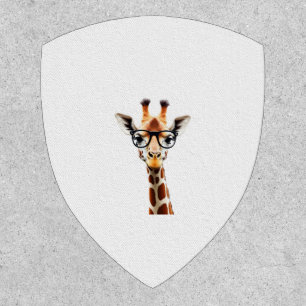 Good Time Hipster Giraffe T-Shirt Men's Women's Ch Patch