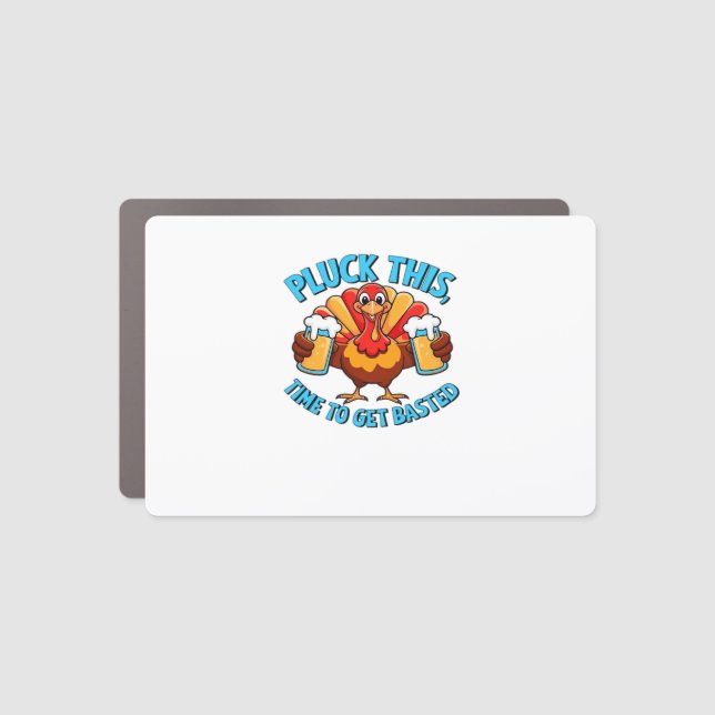 Good Times Happy Thamksgiving Classic T-Shirt Car Magnet (Front)