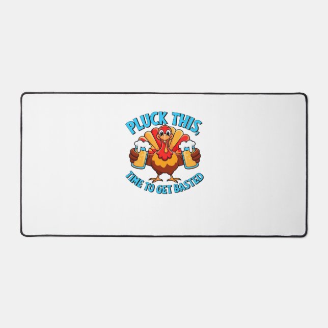 Good Times Happy Thamksgiving Classic T-Shirt Desk Mat (Front)