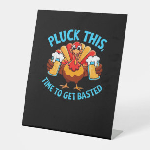 Good Times Happy Thamksgiving Classic T-Shirt Pedestal Sign