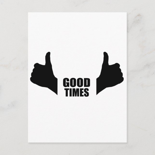 Good times postcard (Front)