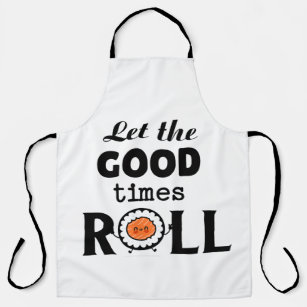 Good times roll kawaii sushi apron