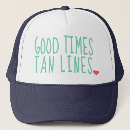 Good Times Tan Lines Summer Hat Girls