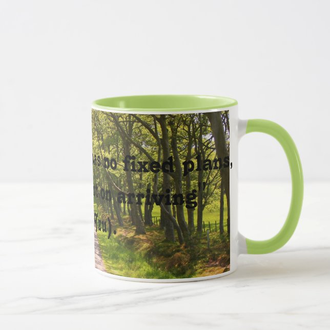 Good Traveler Quote Coffee Mug (Lao Tzu) (Right)