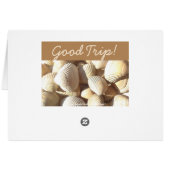 Good Trip, Sea Shells Sunny Tropical Exotic Beach Cards (Back Horizontal)