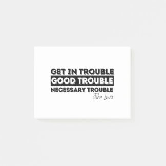 good trouble john lewis post-it notes