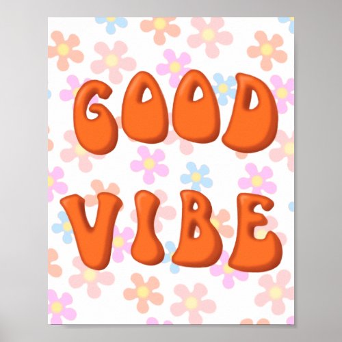 Good vibe poster mat