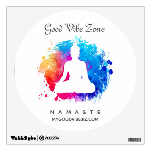 *~* GOOD VIBE ZONE Bold Buddha  Wall Decal