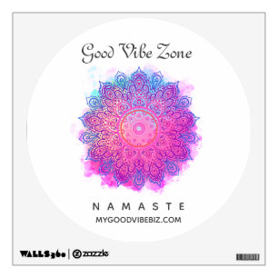 *~* GOOD VIBE ZONE Bold Mandala Zen Wall Decal