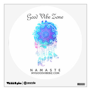 *~* GOOD VIBE ZONE Dream Catcher Mandal Wall Decal