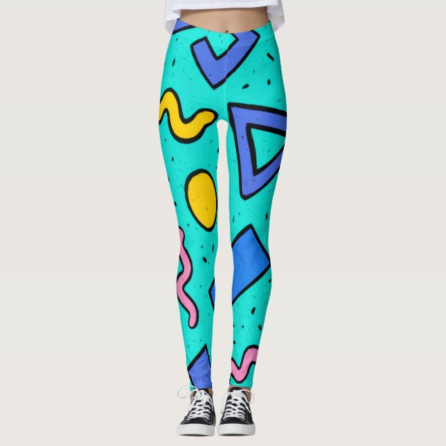 Good Vibes 90s Baby Leggings (Front)
