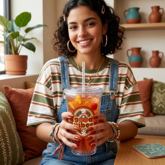 Good Vibes Acrylic Tumbler (Creator Uploaded)