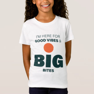 Good Vibes and Big Bites Kids Tshirt