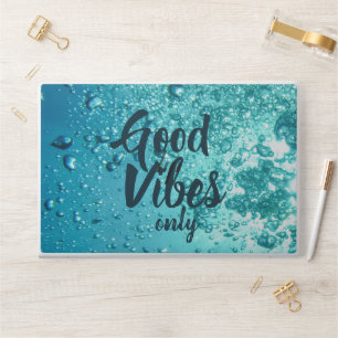 Good Vibes and Cool Blue Water HP Laptop Skin