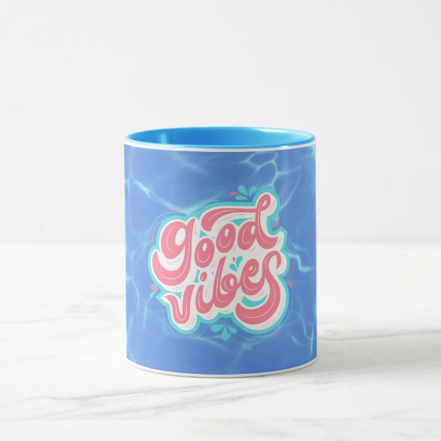 Good Vibes Beach/pool Mug (Center)
