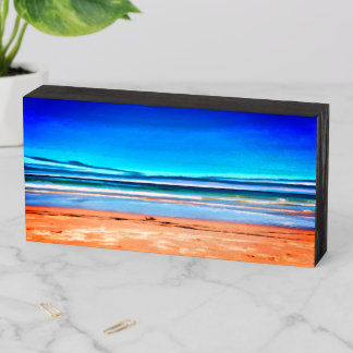 Good Vibes Beach Wood Box Sign