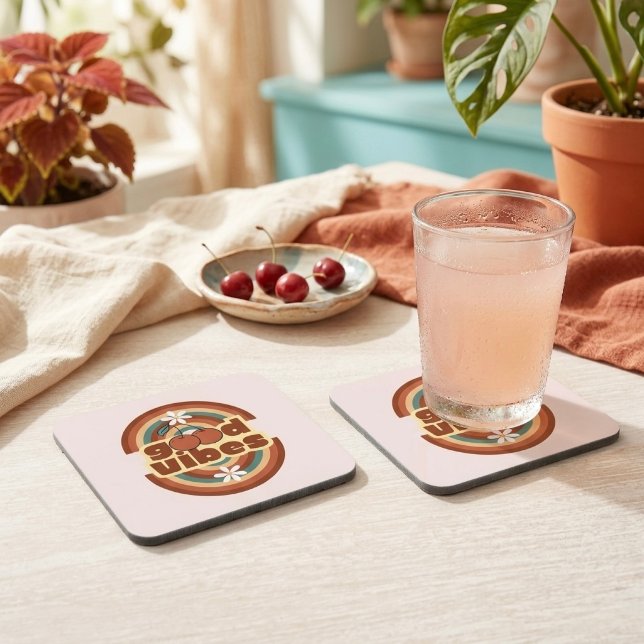 Good Vibes Beverage Coaster (Creator Uploaded)
