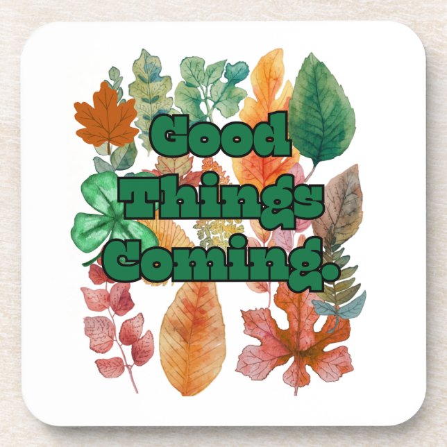 good vibes beverage coaster (Front)