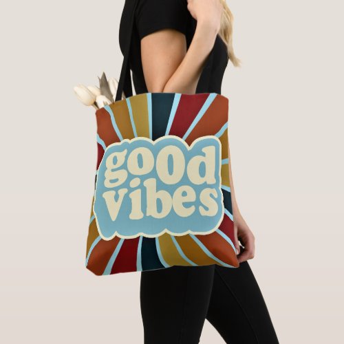 Good Vibes Birthday Reusable Travel Tote Bag