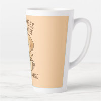 Good Vibes & Coffee – Playful Puppy Digital Artwor