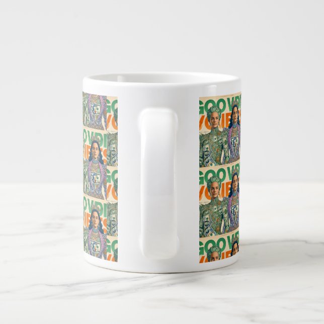 good vibes  giant coffee mug (Back)