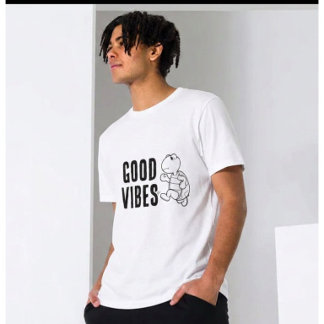 Good Vibes Graphic T-Shirt | Minimalist Unisex Tee