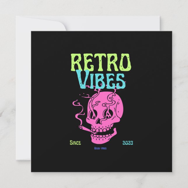 Good vibes invitation (Front)