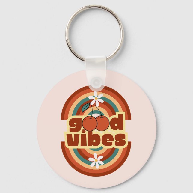 Good Vibes Keychain (Front)