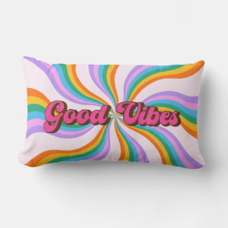 Good Vibes Lumbar Pillow
