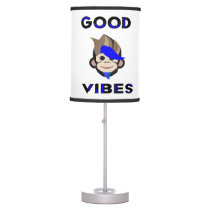 Good vibes monkey lamp