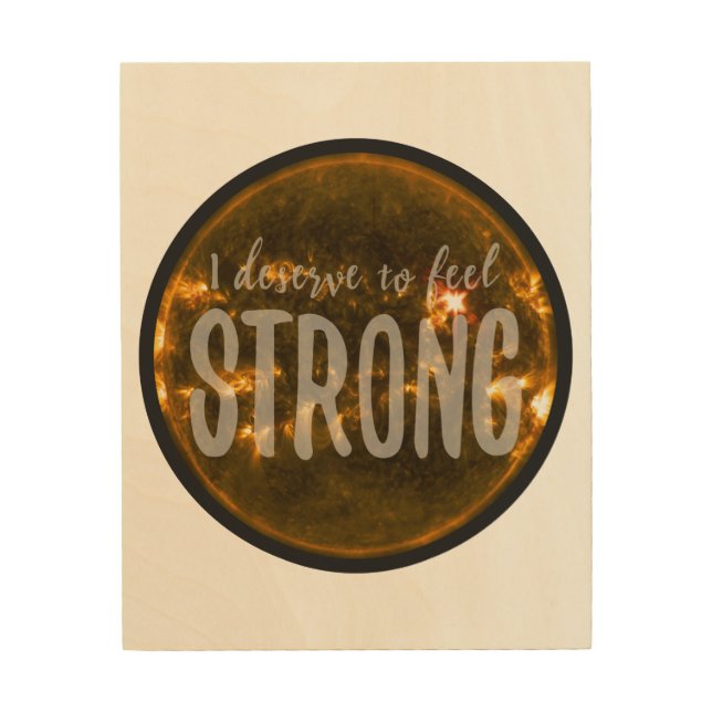 good vibes motivation for self acceptance wood wall art (Front)