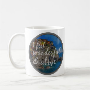 good vibes motivational quotes for success coffee mug