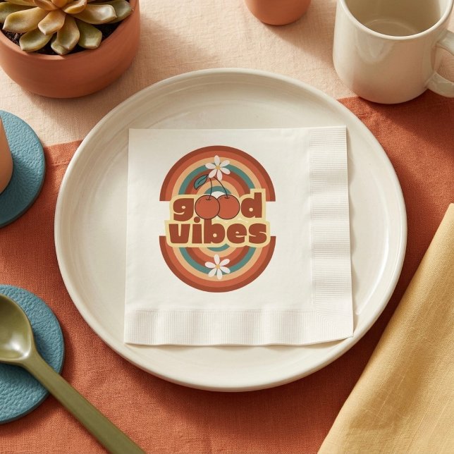Good Vibes Napkins (Creator Uploaded)