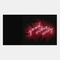 Good Vibes Neon Light Zoom Background