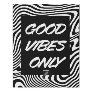 Good Vibes Only 良い雰囲気だけ Solo buenas vibras Faux Canvas Print