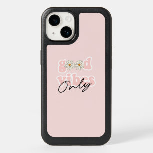 Good Vibes Only 70's Hippie Slogan OtterBox iPhone 14 Case