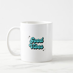 Good Vibes Only – Aesthetic Typography Mug Design 