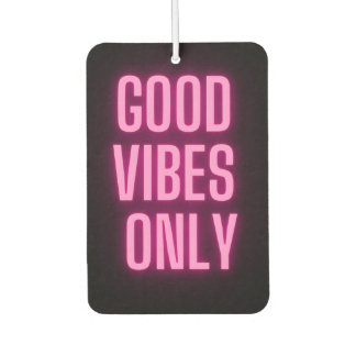 good vibes only air freshener