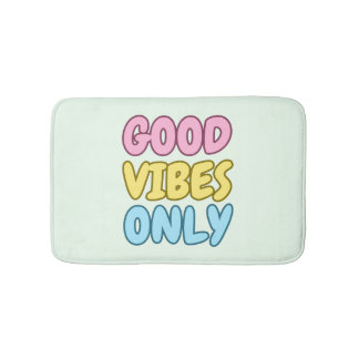 Good Vibes Only Bath Mat
