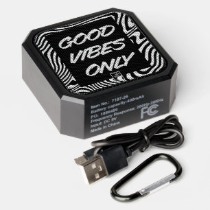 Good Vibes Only. BlueTooth Speakers. Speaker
