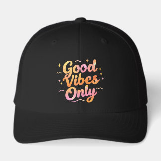 Good Vibes Only Bright Colorful Quote Gift Design
