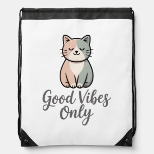 Good Vibes Only Drawstring Bag