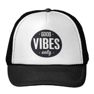 Good Vibes Hats & Good Vibes Trucker Hat Designs | Zazzle