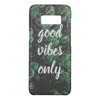 Good Vibes Only Inspirational Quote Case-Mate Samsung Galaxy S8 Case