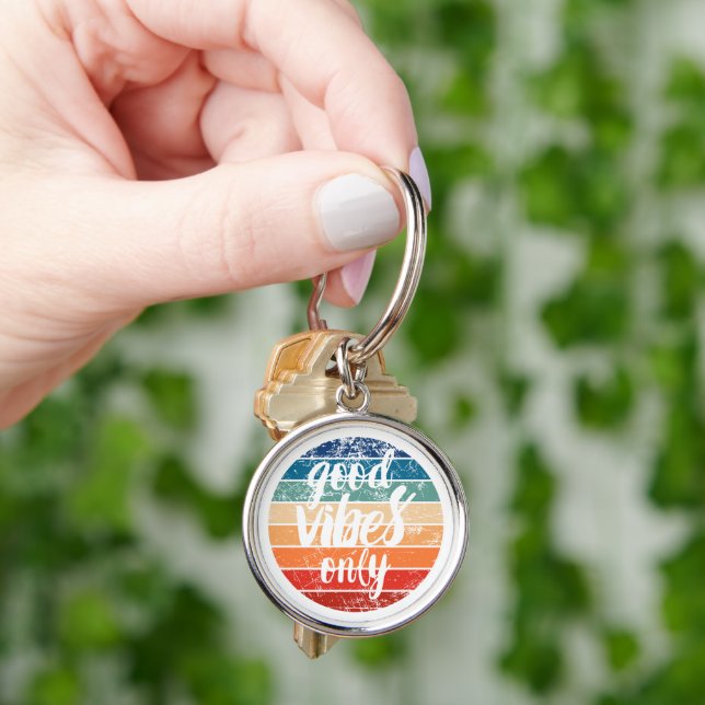 Good Vibes Only Keychain (Hand)