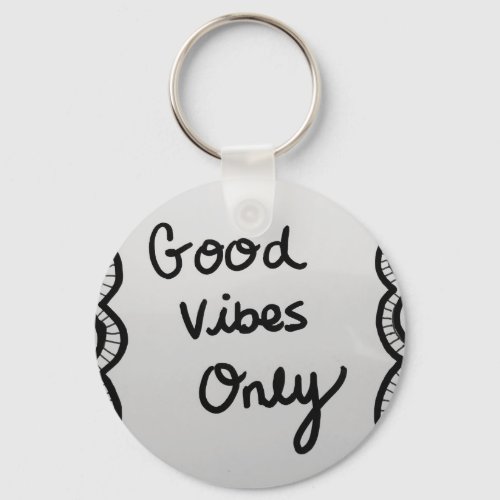 Good Vibes Only Keychain