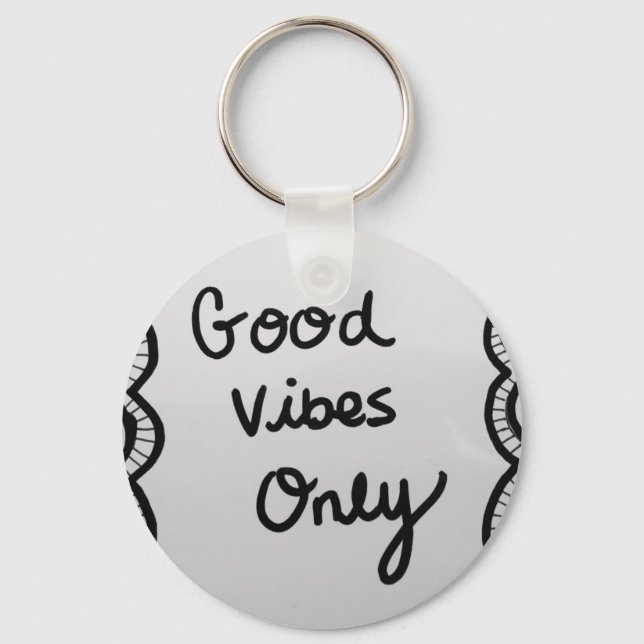 Good Vibes Only Keychain (Front)