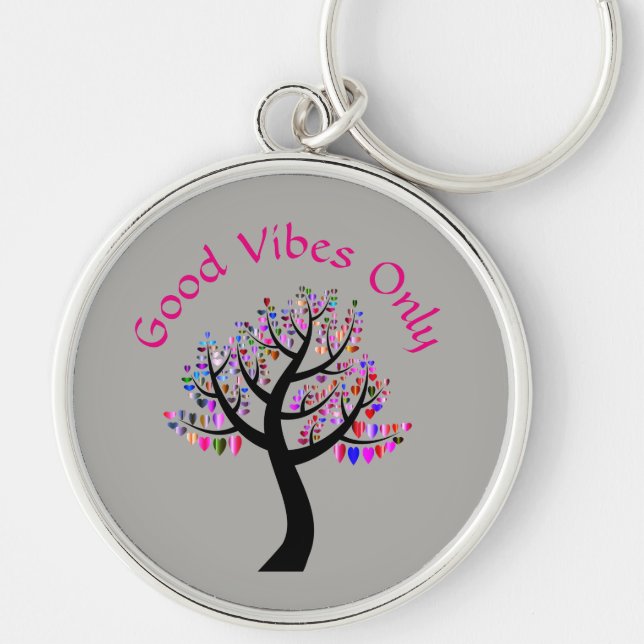 Good Vibes Only Keychain (Front)