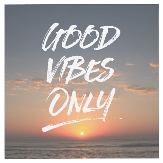 Good Vibes Only Motivational Quote Beach Sunset Outlet Cover | Zazzle